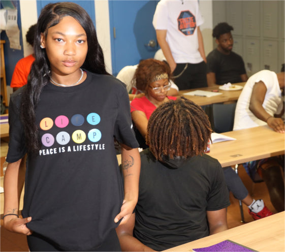 LIFE Camp Subway Logo Tee - Black