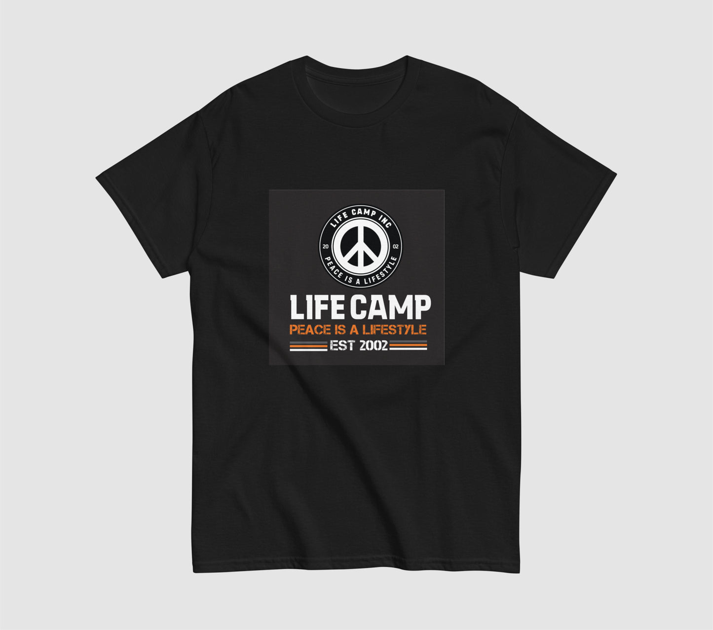 LIFE Camp 3-Stripe Tee